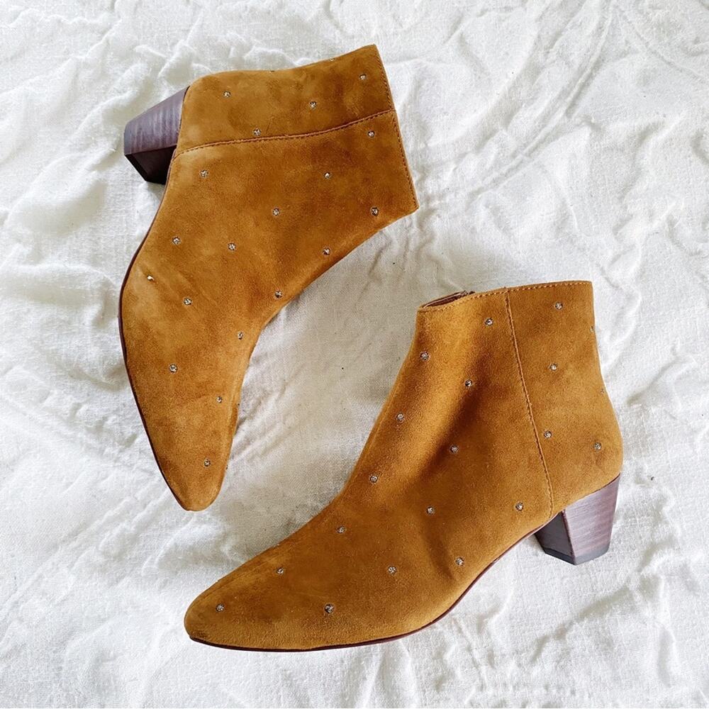 Madewell The Bea Boot in Embroidered Suede New - Picture 4 of 11